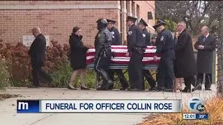 Officer Collin Rose funeral