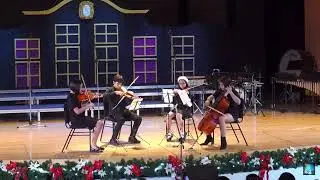 The Four Musikteers, Ami 8CR, Zayaan 8RD, Lily 8LF, Joy 7DF perform Dvorak's Slavonic Dance