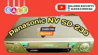 Panasonic Supar Drive SD230 VCR Sol out Good condition Cash on delivery Available #call6354108936