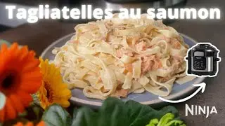 Tagliatelles au saumon: 5 minutes avec le NINJA FOODI MAX!!