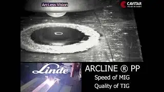 Linde ARCLINE PP Aluminum Weld -  ArcLess Vision by Cavitar Welding Camera