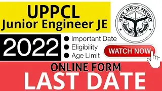 UP Junior Engineer JE Civil Recruitment 2022 Online Form