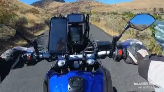 Tenere 700 vs. DRZ 400 Deschutes River Access Rd.