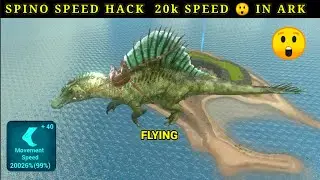 SPINOSAUR GOD 😲 LEVEL SPEED HACK !! FLYING IN SKY EVERY SECOND!!  ARK SURVIVAL EVOLVED