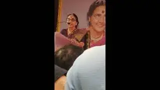 Vidushi Dr N Rajam talking about Ustad Zakir Hussain