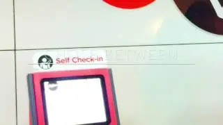 Air Asia check in machine