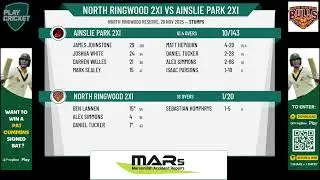 North Ringwood 2XI v Ainslie Park 2XI