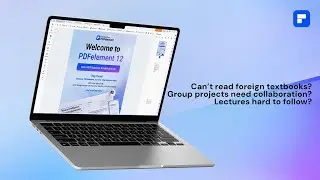 Study Smarter with PDFelement | AI Translation, Collaboration & Voice Notes
