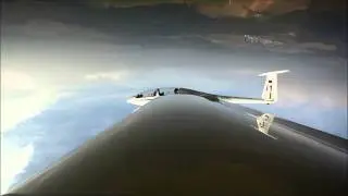 Epic glider aerobatics (Low pass)