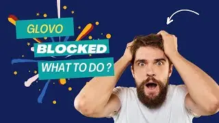 Glovo job app Blocked .how to do unblock? #glovo #spain trabajo en glovo valencia  barcelona