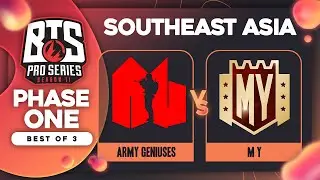 Army Geniuses vs M Y Game 1 - BTS Pro Series 11 SEA: Phase 1 w/ Ares & Danog