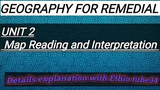 Remedial GEOGRAPHY Classification of Maps