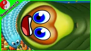 WORMATE. IO | Rắn Săn Mồi | Saamp Wala Game | Worm Zone Best Gameplay Snack | GIANT SLITHER SNACK