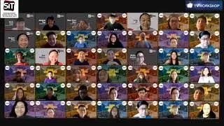 Virtual Online Team Building by TVworkshop Singapore for SIT Varsity Leaders Development Training