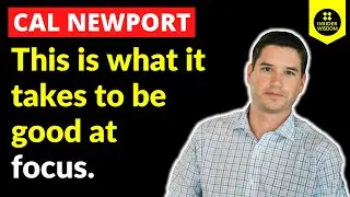 Cal Newport: This is what it takes to be good at focus. #shorts