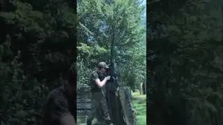Airsoft Action: Realistic Gun Malfunction and Intense Cover Fire! #shorts