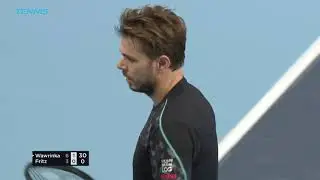 Hot Shot: Wawrinka Rips A Forehand Past Fritz In Tokyo