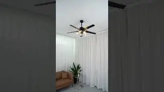 Black Vintage Ceiling Fan