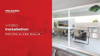 VX350 Moving Glass Wall Installation
