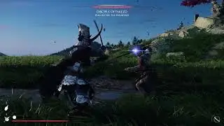 This is how you defeat DISCIPLE OF TAKEZO DUEL BEFORE THE MOUNTAIN  #ghostofyotei #gaming #gameplay 