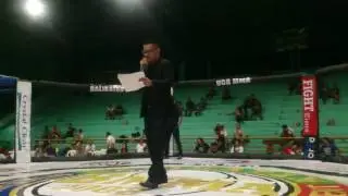 Pow Salud MMA Announcer at Balikatan 15