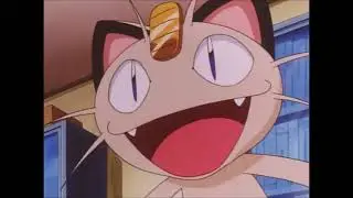 Meowth Cures James And Jessie Of Stun Spore