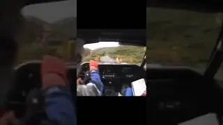 &ldquo;Dear God&rdquo; 😦 Ari Vatanen and his navigator squeezing through a gate. #dukevideo #getsendy