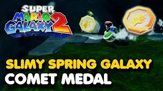 Super Mario Galaxy 2 - Slimy Spring Galaxy Comet Medal Location