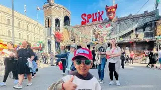 Volkfeste Tour with Me #nuremberg #germanyvlogs #carnival #ferriswheel