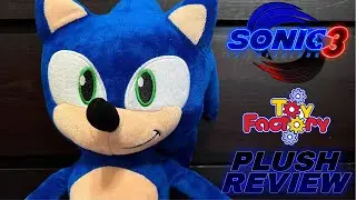 NEW Sonic the Hedgehog 3 20&rdquo; Toy Factory SONIC Plush REVIEW!!