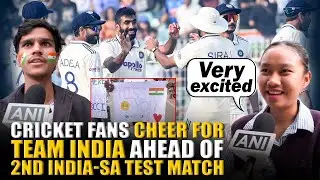'Excited' Cricket lovers cheer for Team India ahead of 2nd test match between India-SA in Guwahati