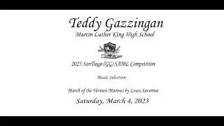 Teddy Gazzingan representing Martin Luther King High School at SanTiago Garden Grove