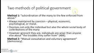 Dewey on Democracy