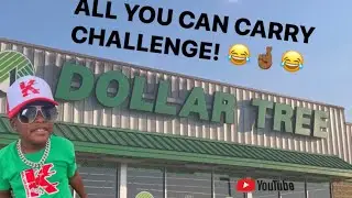 All You Can Carry Challenge! Dollar Tree Edition 😂😂🤞🏾🤞🏾