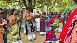 அம்மாவை மெய்மறந்து ஆட்டம் போடவைத்த நாதஸ்வரம் ! கரையில் மெய்சிலிர்க்க வைத்த கோவில் ! 