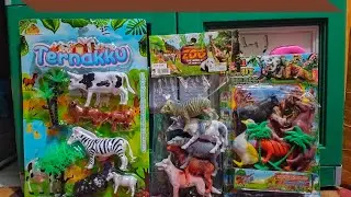 UNBOXING MAINAN HEWAN sapi domba angsa kuda kerbau macan singa. @permainanunik