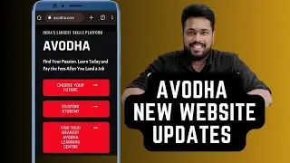 Avodha New Website Updates | How to Login Avodha Website | How to Start Class
