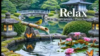 Soothing Music + Water Sounds 🌿 Anxiety Relief, Calm Thoughts, Deep Sleep | Inner Healing #relaxing