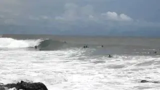 Local kids catching waves in Costa Pedasi Beach