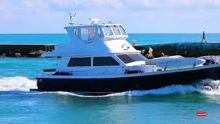 From Haulover Inlet to the Miami River 🌊🚤  This is what boating in Miami is like