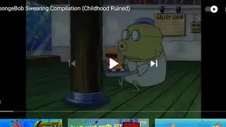 I found  gross words in  spongebob squarepants episodes