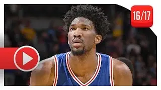 Joel Embiid Full Highlights vs Nuggets (2016.12.30) - 23 Pts, 6 Reb, TOO STRONG!