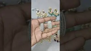 Multiple Earrings in #Diamond and #polki