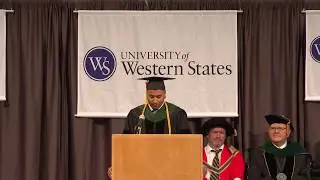 University of Western States Student Speaker Michael Sun Bear Jackson