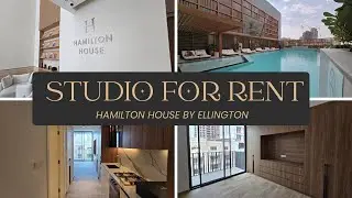 Modern Style Studio for Rent in Hamilton House | Ellington | JVC Dubai
