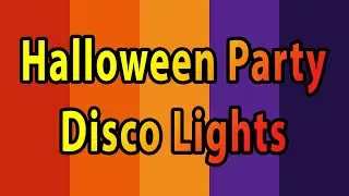 10 Hours of Halloween Party Lights in 4K | Disco Lights [FLASHING!]