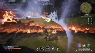 Spellbreak gameplay Red-Death-Savage stone and wind