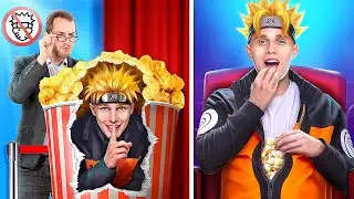 Naruto in Real Life! How to Sneak Candies into Movies!