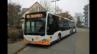 [Neue Busse] Mitfahrt im MVG Mercedes Benz Citaro 2 G Wagen 959 auf der Linie 65