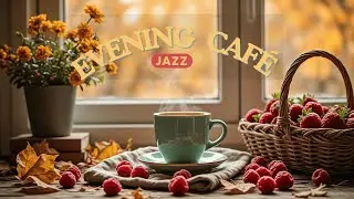 Calm Evening Jazz Caf&eacute; 🌙 Soft Winter Music for Focus Work & Study